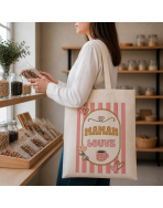 Tote bag, "Maman louve"