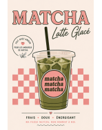 Tote bag, "Matcha Latte Glacé"