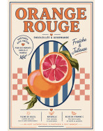 Tote bag, "Orange rouge"