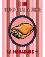 Tote bag, "Team chocolatine"
