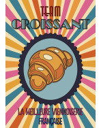 Tote bag, "Team croissant"