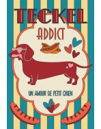 Tote bag, "Teckel addict"