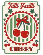 Tote bag, "Tutti Frutti Cherry"