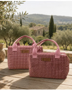 Sac isotherme Ice cube M, "Biarritz" bordeaux