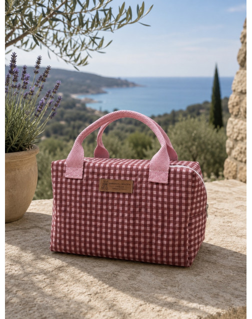 Sac isotherme Ice cube S, "Biarritz" bordeaux
