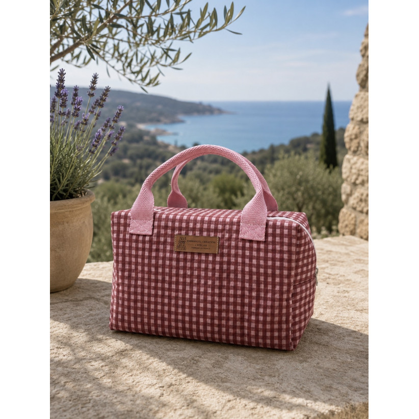 Sac isotherme Ice cube S, "Biarritz" bordeaux