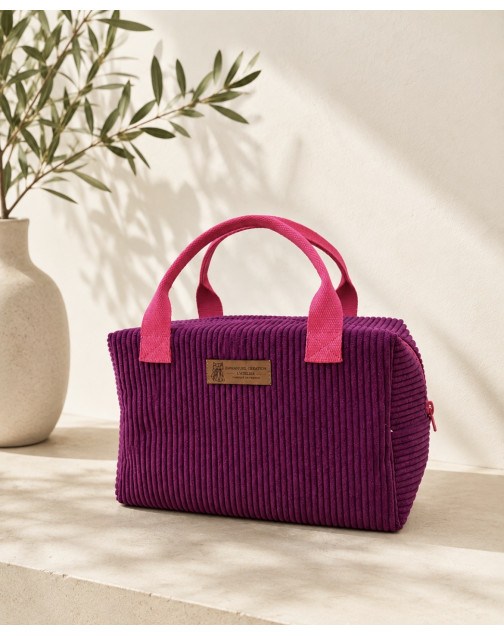 Sac isotherme Ice cube S, "Velours" Prune