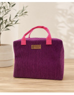 Sac isotherme Ice cube M, "Velours" Prune