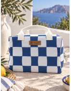 Sac isotherme Ice cube M, "Santorin", Bleu