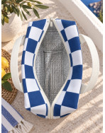 Sac isotherme Ice cube M, "Santorin", Bleu