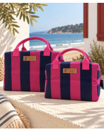Sac isotherme Ice cube M, "Hendaye", Prune - Marine