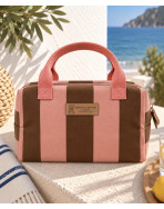 Sac isotherme Ice cube S, "Hendaye", Rose - camel