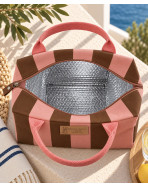 Sac isotherme Ice cube S, "Hendaye", Rose - camel