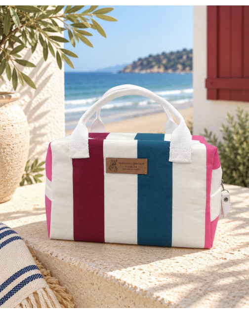 Sac isotherme Ice cube S, "Hendaye", Blanc - Multico