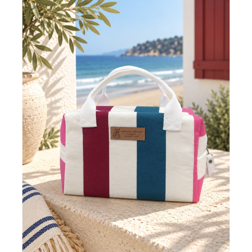 Sac isotherme Ice cube S, "Hendaye", Blanc - Multico