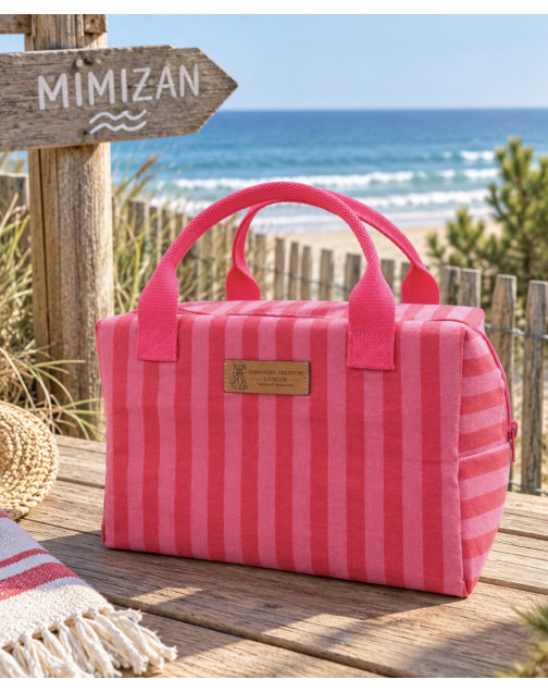 Sac isotherme Ice cube S, "Mimizan", Rose