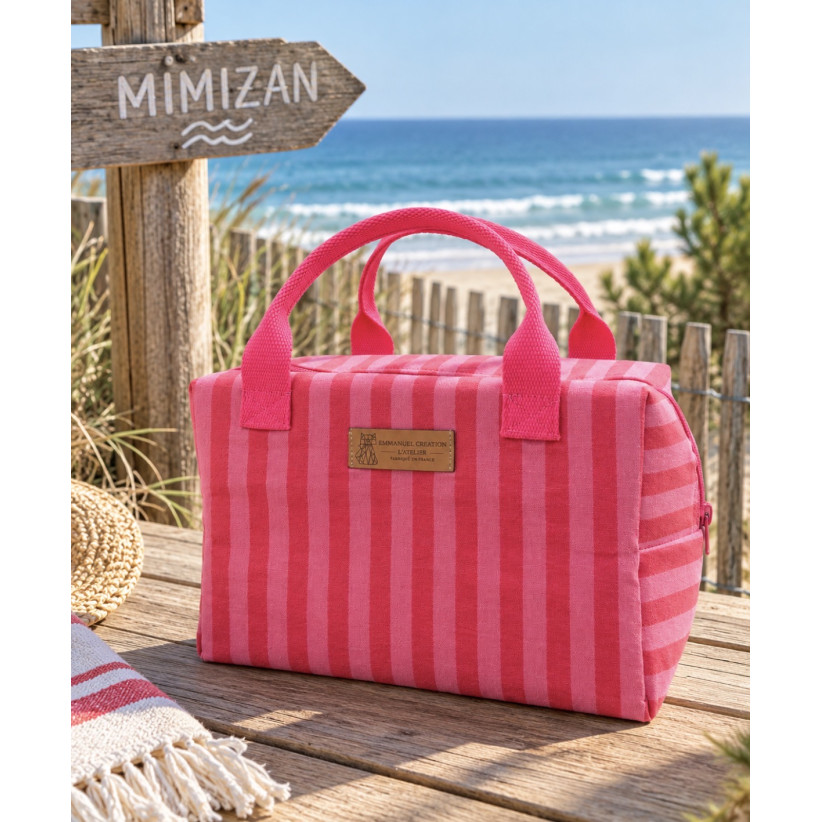 Sac isotherme Ice cube S, "Mimizan", Rose