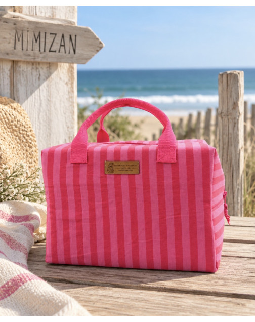 Sac isotherme Ice cube M, "Mimizan", Rose