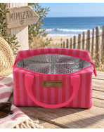 Sac isotherme Ice cube M, "Mimizan", Rose