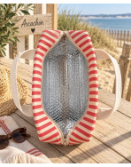 Sac isotherme Ice cube M, "Arcachon", Rouge