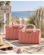 Sac isotherme Ice cube M, "Arcachon", Rouge