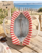 Sac isotherme Ice cube S, "Arcachon", Rouge