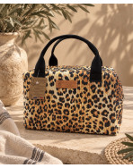 Sac isotherme Ice cube S, "Velours Léopard"