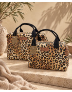 Sac isotherme Ice cube S, "Velours Léopard"