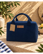 Sac isotherme Ice cube S, "Velours côtelé" marine