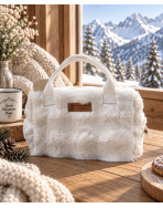 Sac isotherme Ice cube S, "Bubble" blanc