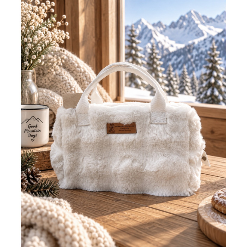 Sac isotherme Ice cube S, "Bubble" blanc