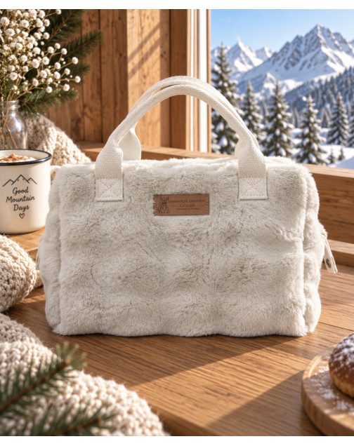 Sac isotherme Ice cube S, "Bubble" taupe
