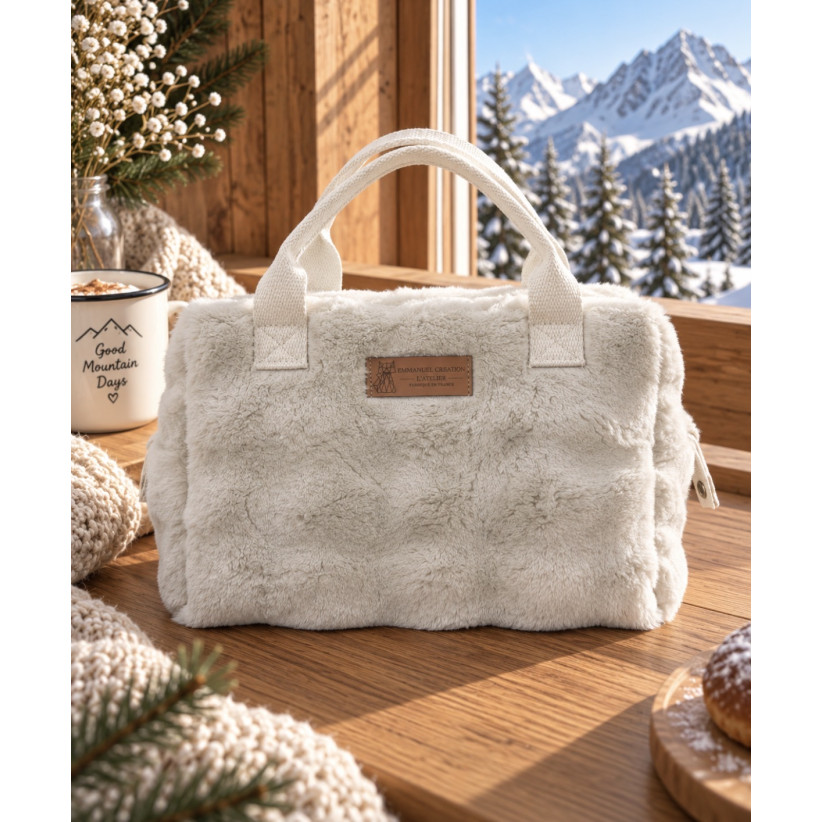 Sac isotherme Ice cube S, "Bubble" taupe