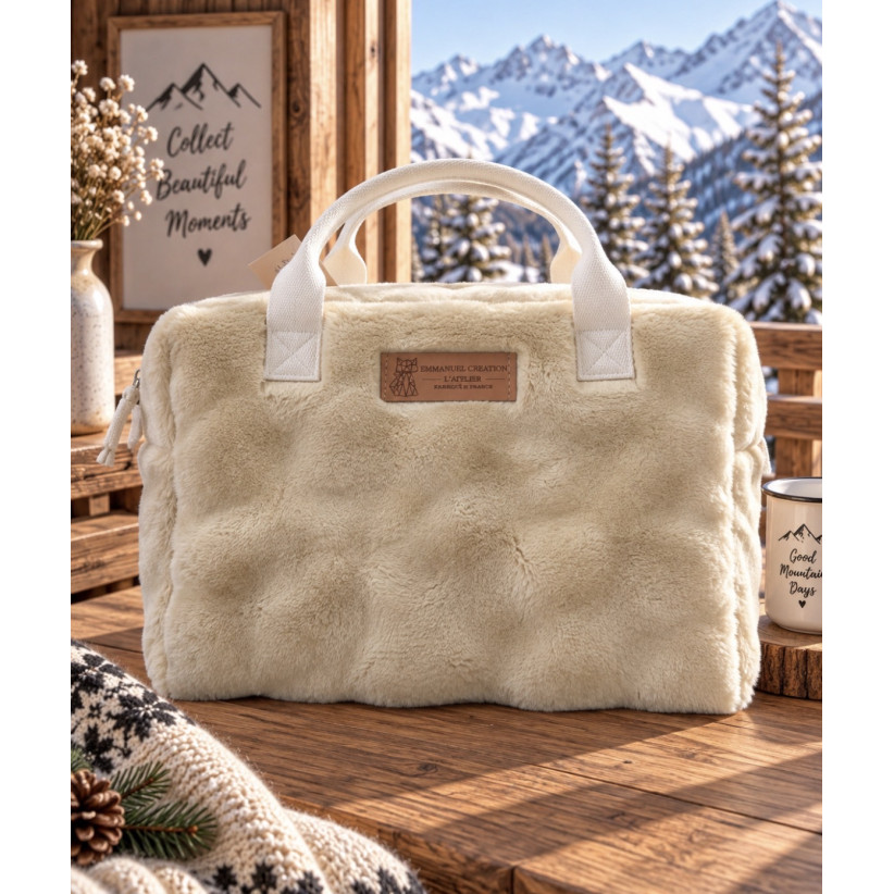 Sac isotherme Ice cube M, "Bubble" sable