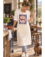 Tablier de cuisine, "Teckel addict" marine
