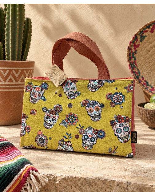 Sac isotherme S, "Calaveras moutarde"
