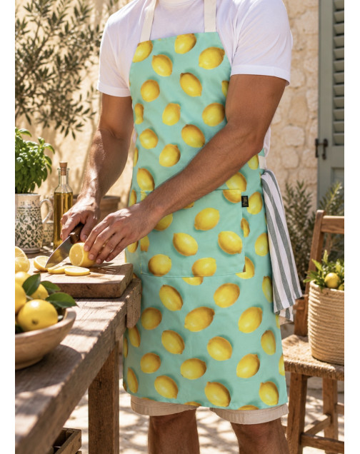 Tablier de cuisine, "Citron"