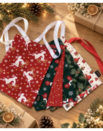 Emballage cadeau écologique, taille S, "Noël"