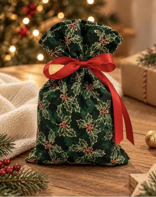 Emballage cadeau écologique, taille S, "Noël"