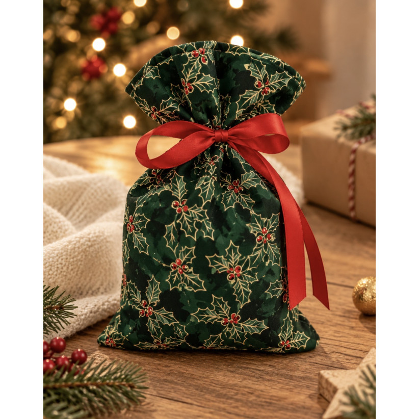 Emballage cadeau écologique, taille S, "Noël"