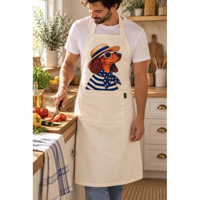 Tablier de cuisine, "Jean Charles"