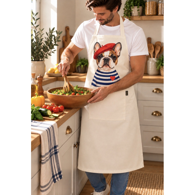 Tablier de cuisine," Serge "