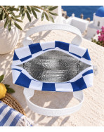 Sac isotherme Ice cube S, "Santorin", bleu