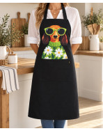 Tablier de cuisine," Bernard", couleur noir