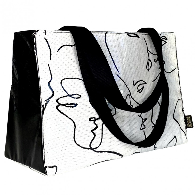 Sac repas isotherme, "Kiss blanc", taille M