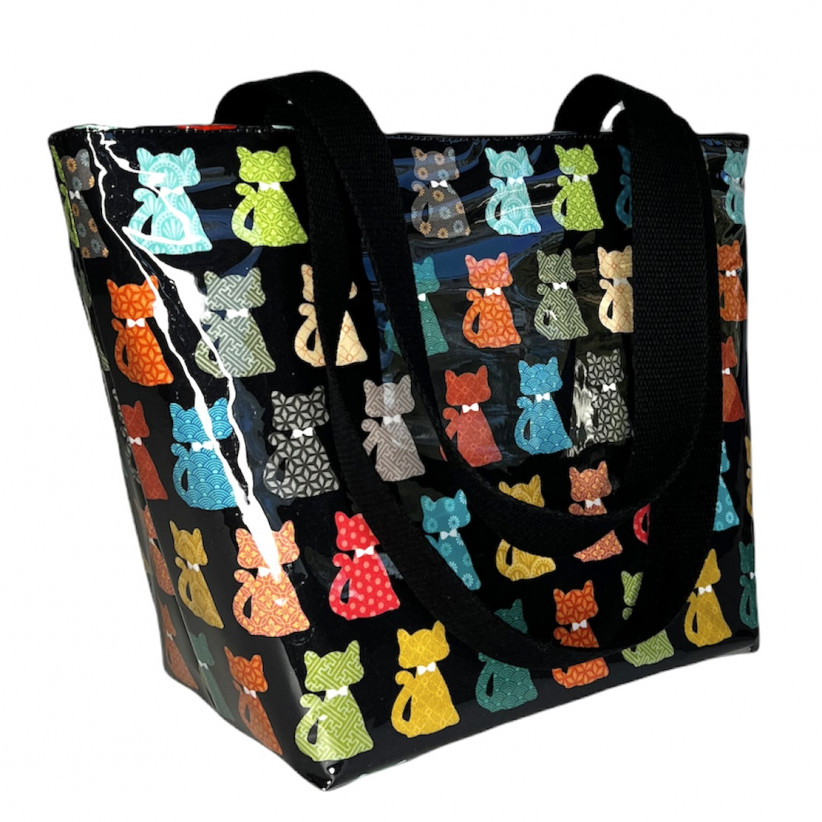 Sac isotherme nomade, "Chat pop noir"
