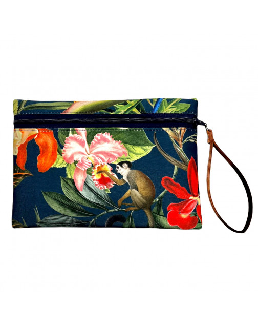 Pochette M, "Bora bora" bleu