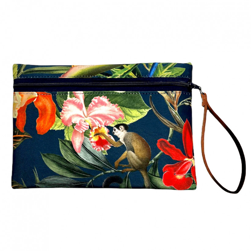 Pochette M, "Bora bora" bleu