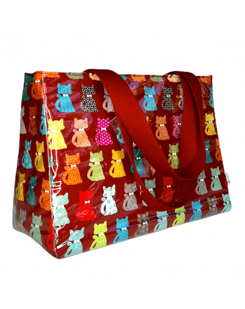 Sac repas isotherme, "Chat pop rouge"