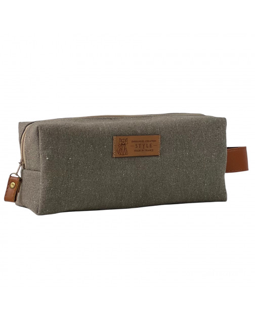 Trousse nomade S, "Vercors" taupe